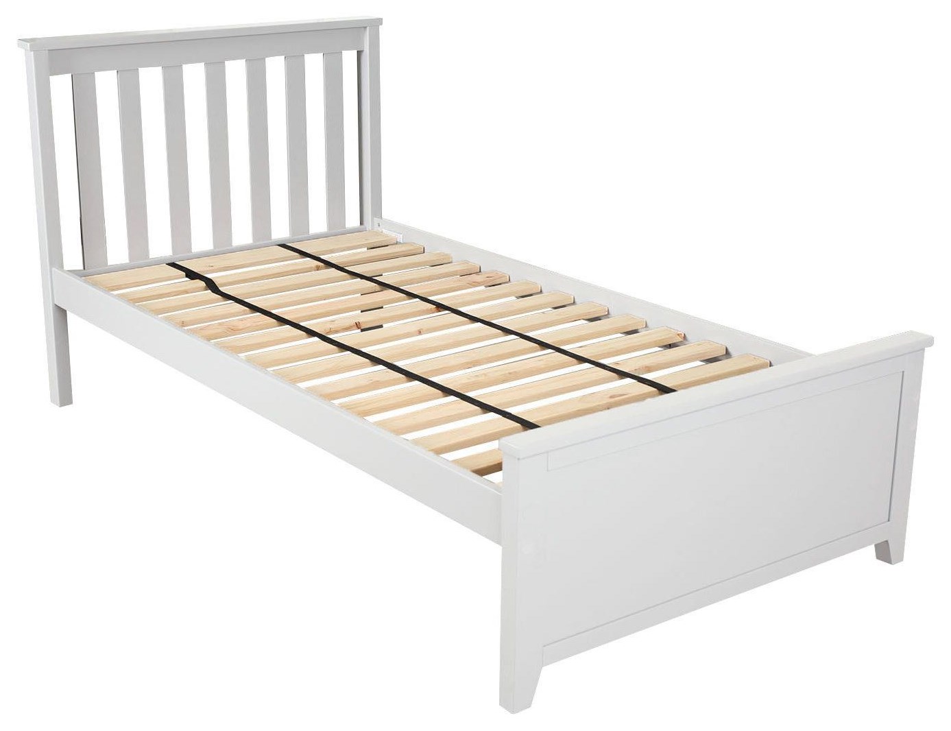 Cheap white single bed frame on sale